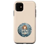 Unique Angel Cute Star Pattern Women Decorative Christmas Carcasa para iPhone 11