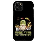 Unique Angler GNOME - Fishing and Beer That`s Why I´m Here Carcasa para iPhone 11 Pro
