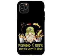 Unique Angler GNOME - Fishing and Beer That`s Why I´m Here Carcasa para iPhone 11 Pro MAX