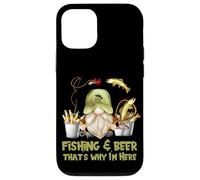Unique Angler GNOME - Fishing and Beer That`s Why I´m Here Carcasa para iPhone 12/12 Pro