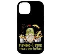 Unique Angler GNOME - Fishing and Beer That`s Why I´m Here Carcasa para iPhone 14