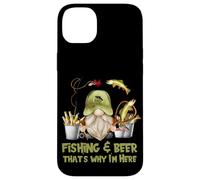 Unique Angler GNOME - Fishing and Beer That`s Why I´m Here Carcasa para iPhone 14 Plus