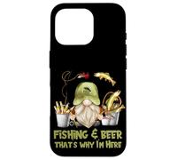 Unique Angler GNOME - Fishing and Beer That`s Why I´m Here Carcasa para iPhone 16 Pro