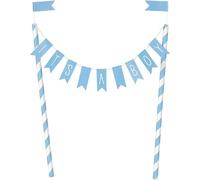 Unique azul, Decoración para tartas de baby shower, color, 1 unidad (73390)