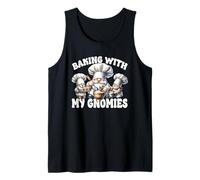 Unique Baker Gnomes Loves Baking Like A French Pastry Chef Camiseta sin Mangas
