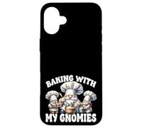 Unique Baker Gnomes Loves Baking Like A French Pastry Chef Carcasa para iPhone 16 Plus
