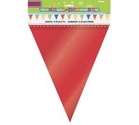 Unique- Banderines de arcoíris, Multicolor, 10 cm (90303)