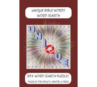 Unique Bible Words: Word Searches with Easy to Read Print about Unique, Rare, Unusual Biblical Words and More | 6x9 inches, 110 pages | 50+ Puzzles ... Gift for Vacation, Holidays and Free Time