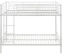 Unique Cama litera metal blanco 90 x 190 cm