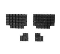 Unique Character - 76 teclas PBT sin grabado DSA Ergodox para teclas para interruptores MX