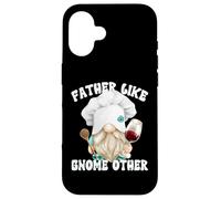 Unique Chief Cook GNOME Dad Saying For Men Funny Cooking Carcasa para iPhone 16