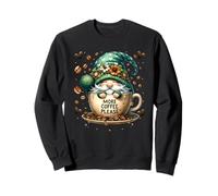Unique Coffee GNOME For Coffee Lovers with Coffee Beans Sudadera