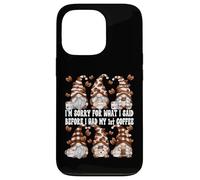 Unique Coffee Gnomes For Women and Men Funny Coffee Saying Carcasa para iPhone 13 Pro