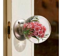 Unique Decorative Door Handle, Round Glass Bead Door Handle, Retro Round Resin Epoxy Flower Door Knob Retro, Animal Designs adds Charm to Modern and Classic Homes Nature Home Decor(#6,2.36in/6cm)