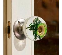 Unique Decorative Door Handle, Round Glass Bead Door Handle, Retro Round Resin Epoxy Flower Door Knob Retro, Animal Designs adds Charm to Modern and Classic Homes Nature Home Decor(#16,1.97in/5cm)