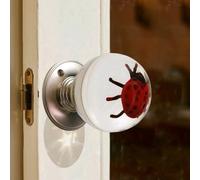 Unique Decorative Door Handle, Round Glass Bead Door Handle, Retro Round Resin Epoxy Flower Door Knob Retro, Animal Designs adds Charm to Modern and Classic Homes Nature Home Decor(#3,2.36in/6cm)