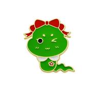 Unique Designs - Broche de serpiente portátil y resistente de aleación, accesorio de moda, decoración para fiestas, suministros o uso diario, accesorio casual, talla única, como se describe