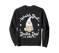 Unique Doctor GNOME For Men Funny Fathers Day Doctor Dad Sudadera