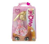 Unique Eyes - Blister Outfit 2 Glamour y Romántico, un Vestido Moderno, Colorido y de Moda, Siempre con Estilo, para niñas a Partir de 3 años, MYM13210, Giochi Preziosi, Modelos Surtidos, 1 Unidad