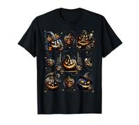 Unique Fall Autumn Halloween Bats For Witch Scary Pumpkin Camiseta