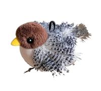 Unique Flapping Bird Cat Toy, Touch-Activated Sandpiper Chirping Plush, Catnip-Infused Interactive Pet Toy, Engaging Bird Play Toy for Cats, Promotes Exercise and Fun Indoor Entertainment for Felines