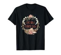 Unique Floral Boho Decor For Hippie Mom Women Flower Child Camiseta
