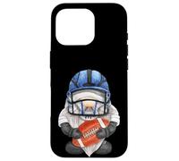 Unique Football GNOME with Helmet and Ball For GNOME Lover Carcasa para iPhone 16 Pro