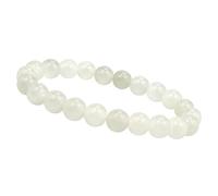 Unique Gems Pulsera elástica para hombre de 8 mm, piedra natural de chakra, pulsera de energía y curación, hecha a mano, fabricada en Alemania, 19cm bis 21cm, Turquesa, Turquoise