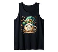 Unique GNOME In A Mug For Coffee Lovers More Coffee Please Camiseta sin Mangas