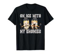 Unique Hockey Player For GNOME Lover On Ice with My Gnomies Camiseta