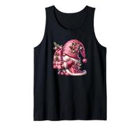 Unique Holiday GNOME Graphic Pink Xmas Decor For Christmas Camiseta sin Mangas