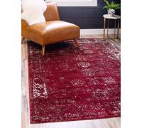 Unique Loom Sofia - Alfombra Tradicional (274 x 366 cm), Color Burdeos