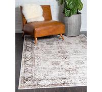 Unique Loom Sofia Collection - Alfombra Tradicional Vintage (120 x 170 cm), Color Beige