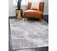 Unique Loom Sofia Collection - Alfombra Tradicional Vintage, decoración del hogar Inspirada en Francia (9 pies x 12 pies, Rectangular, Gris Claro/Marfil)