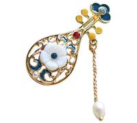 Unique Music Lute for Women Fashion Brooch Strong Pin Back