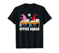 Unique Office Squad Graphic For Women Funny Matching Gnomes Camiseta