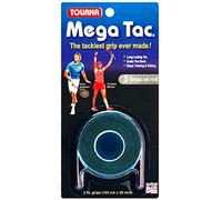 Unique Overgrip Mega TAC 3er - Mango de Raqueta de Tenis, Color Negro, Talla Standard