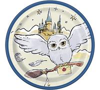 Unique- Harry Potter Platos de Papel-18 cm-Fiesta Paquete de 8, Multicolor, 18 centimeters (23934EU)