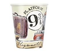 Unique Party 23936EU - Vasos de Papel - 266 ml - Fiesta de Harry Potter - Paquete de 8