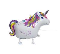 Unique Party 53640 Paseando Mascota Globo de Unicornio 90 cm , color/modelo surtido