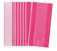 Unique Party 30 bolsas de regalo de celofán, color rosa oscuro, paquete de 8 (62024)