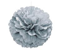 Unique Party 63204 - Pompón de Papel de Seda - 40 cm - Plata