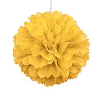 Unique Party 64271 - Pompón de Papel de Seda - 40 cm - Amarillo