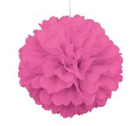 Unique Party 64272 - Pompón de Papel de Seda - 40 cm - Rosa Oscuro