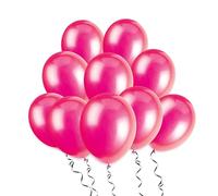 Unique Party-80010 Globos de Látex de 30 cm, Color Fuschia, Pack de 10 (80010)