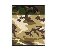 Unique Party - Bolsas estampado camuflaje (Pack de 8) (Talla Única/Verde)