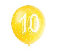 Unique Party- Globos, Color surtido (56092)