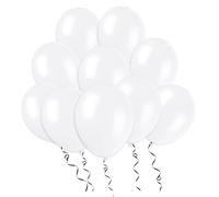 Unique Party - Globos de Látex - 30 cm - Color Blanco - Paquete de 10 (80002)