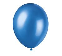 Unique Party - Globos Perlados de Látex - 30 cm - Color Azul Cósmica - Paquete de 8 (80086)