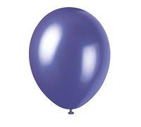 Unique Party - Globos Perlados de Látex - 30 cm - Color Morado - Paquete de 8 (80087)